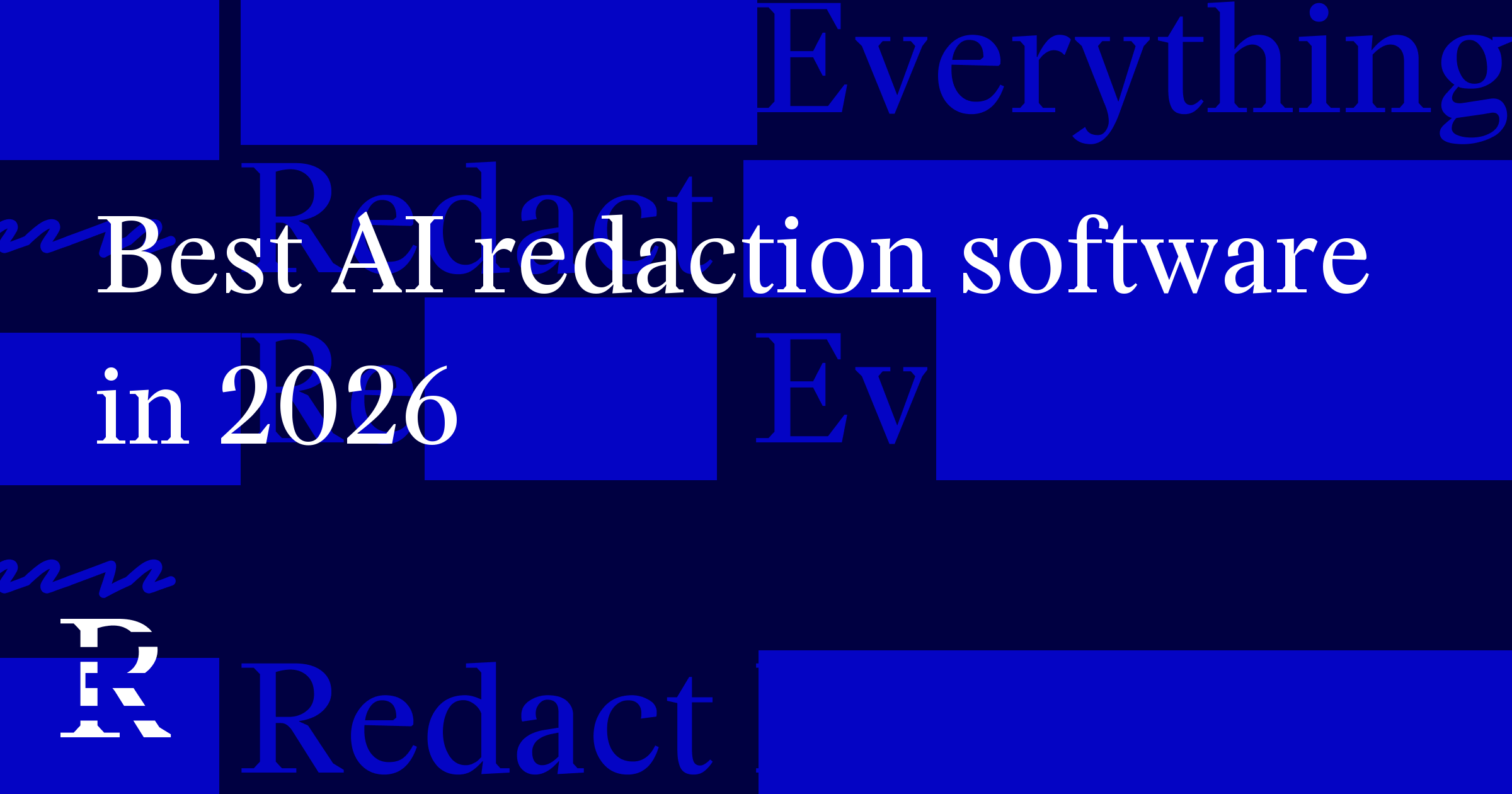 Best AI redaction software in 2026